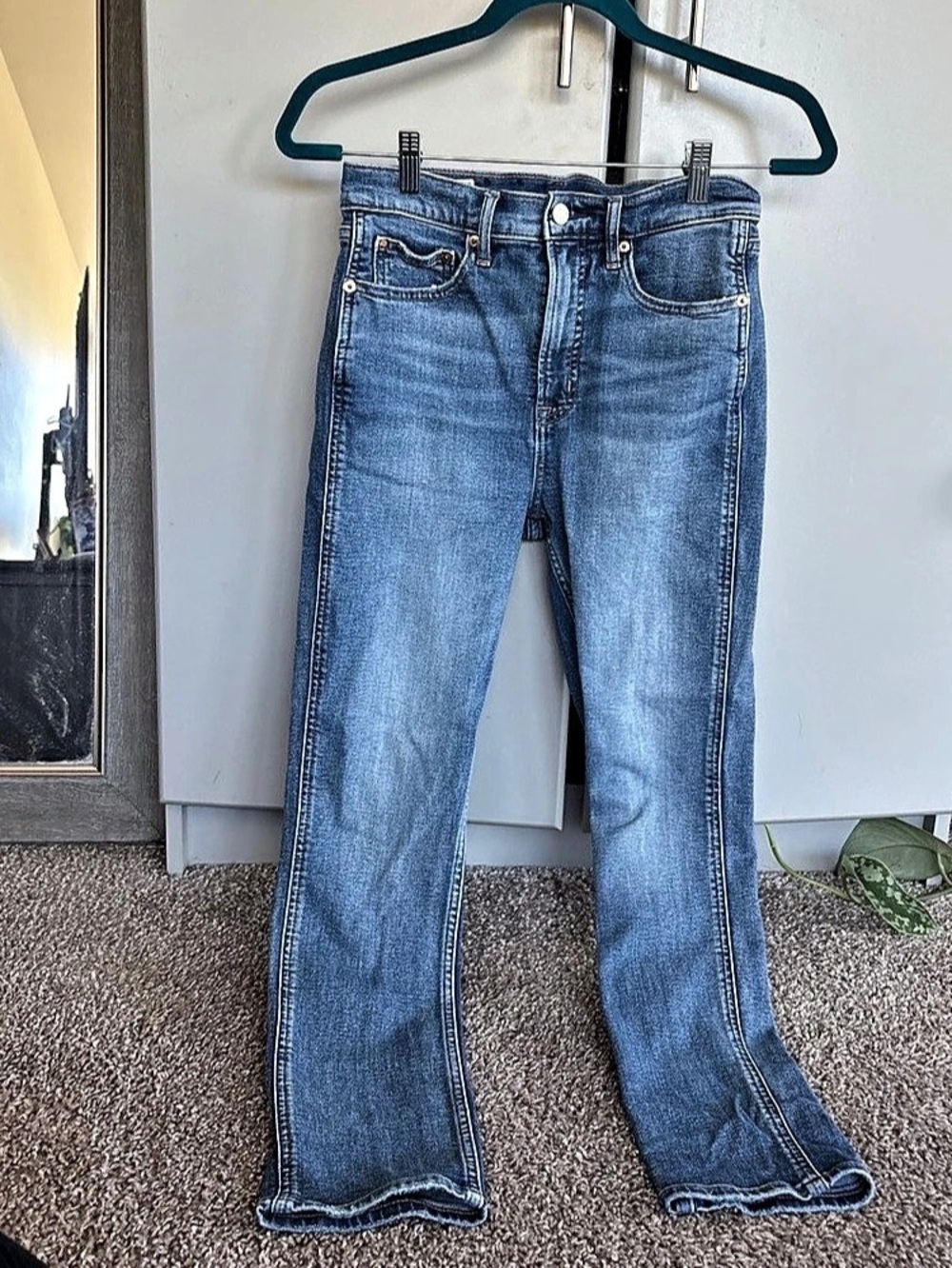 Gap High Rise Vintage Slim Jeans Blue Waist 27 (4R)
